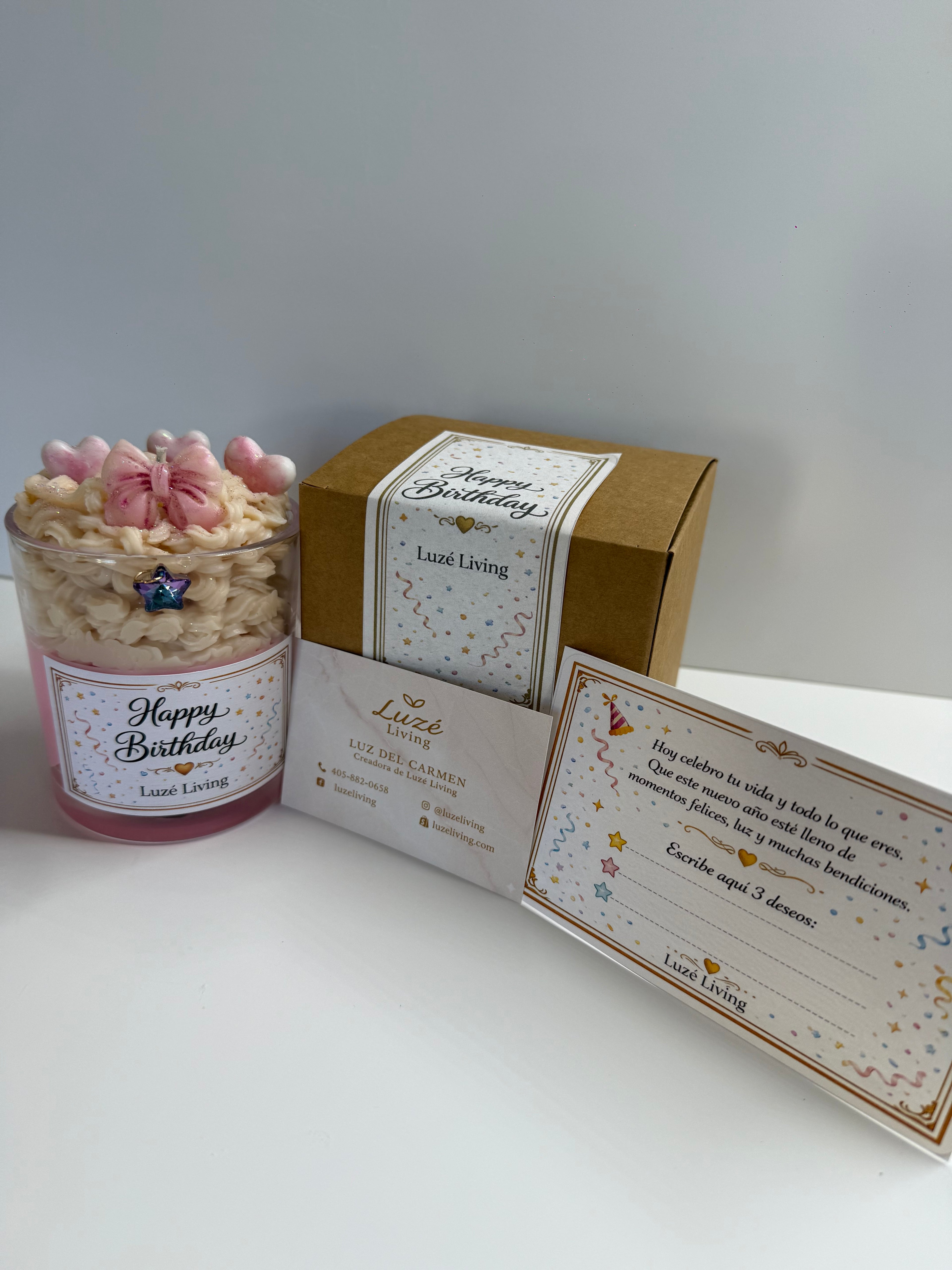 Happy Birthday Candle- Luzé Living