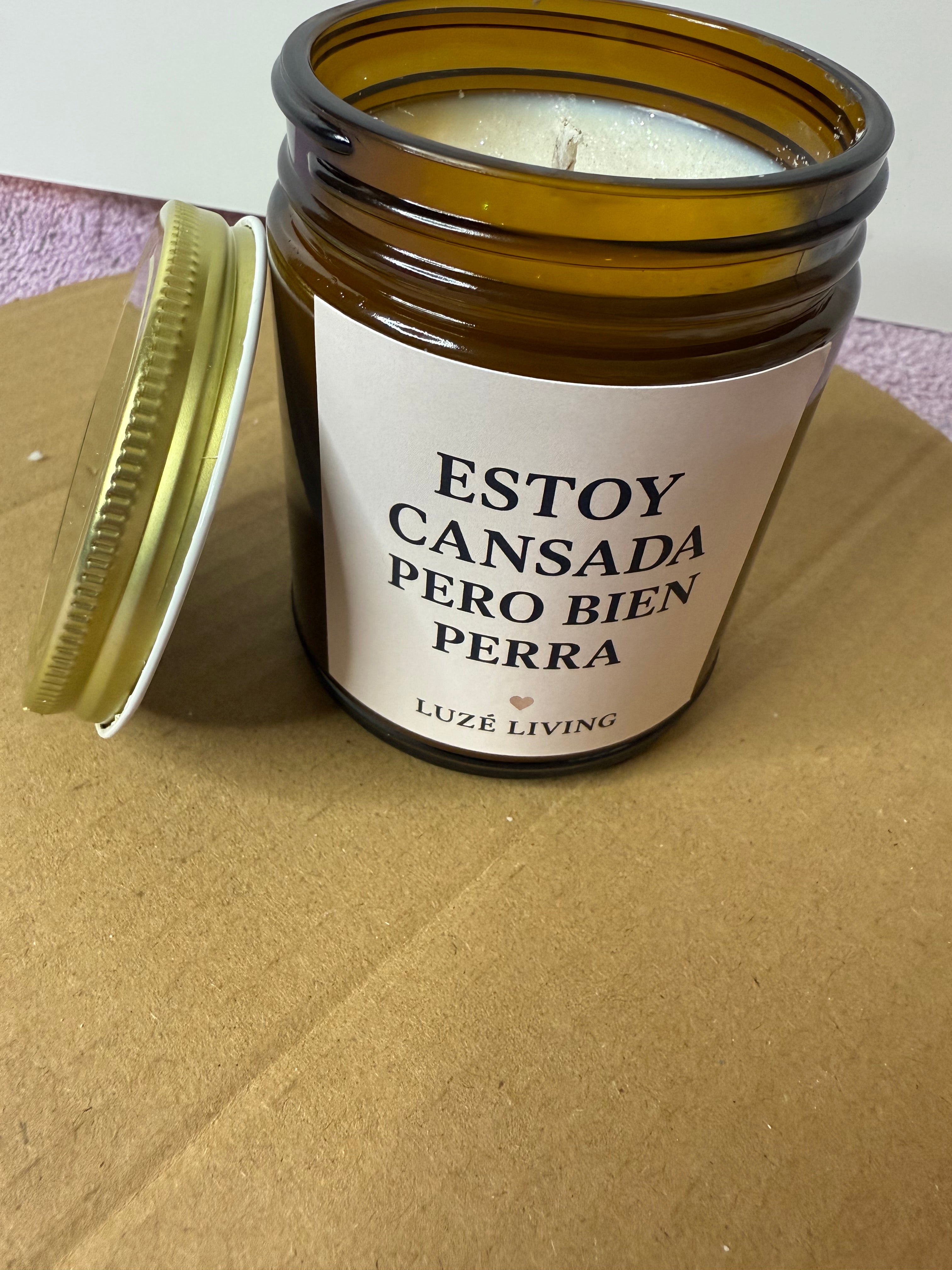 Vela personalizada con mensaje