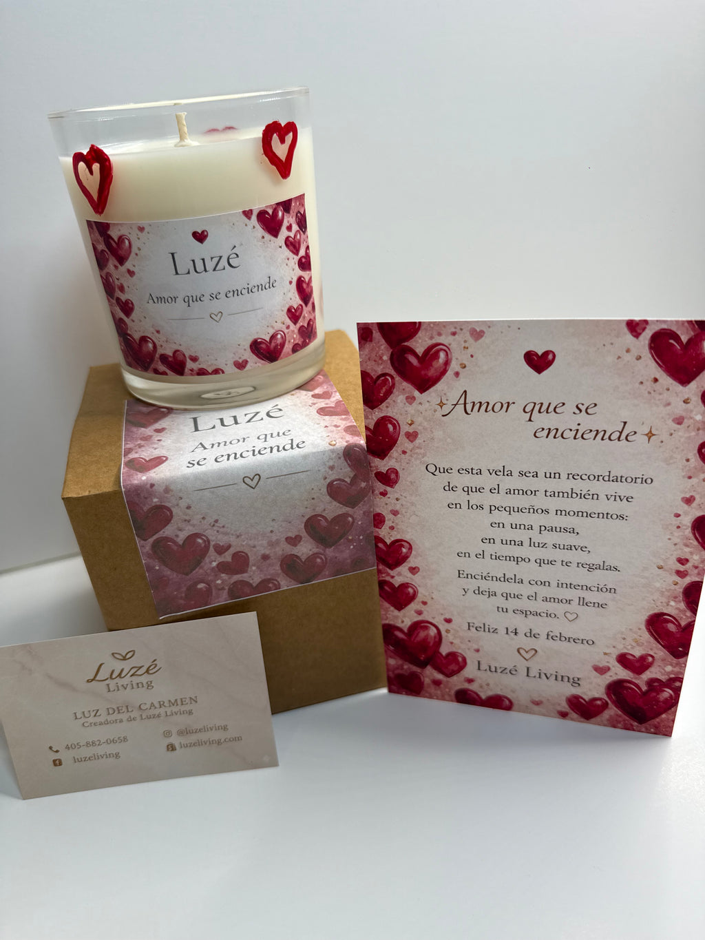 Vela Edición Limitada – San Valentín | Luzé Living