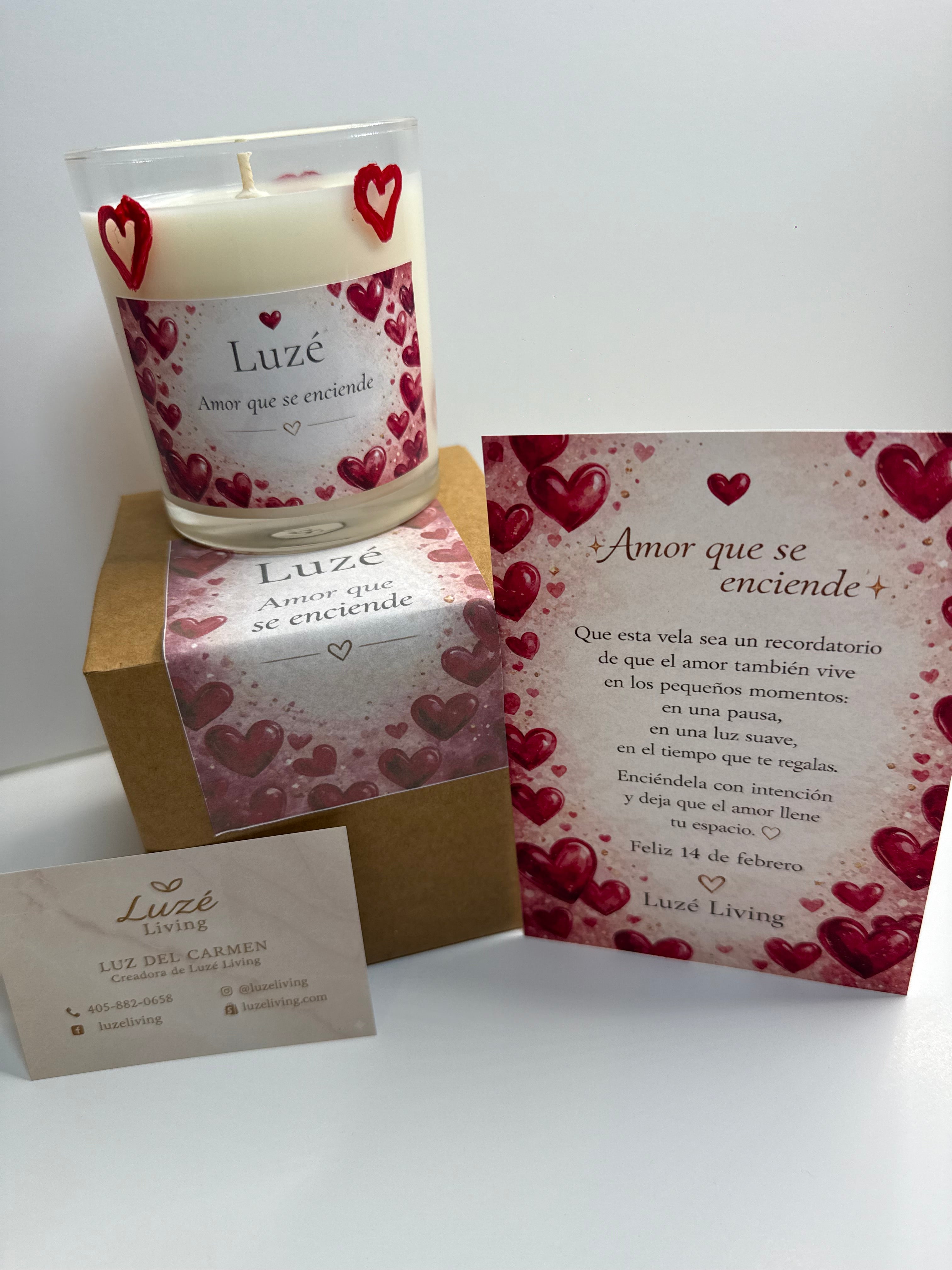 Vela Edición Limitada – San Valentín | Luzé Living