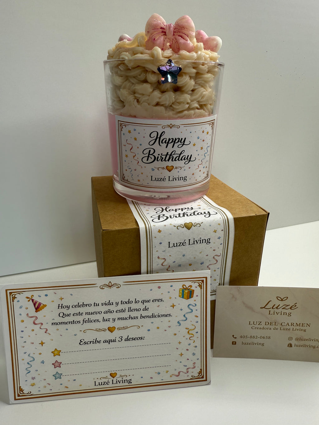 Happy Birthday Candle- Luzé Living