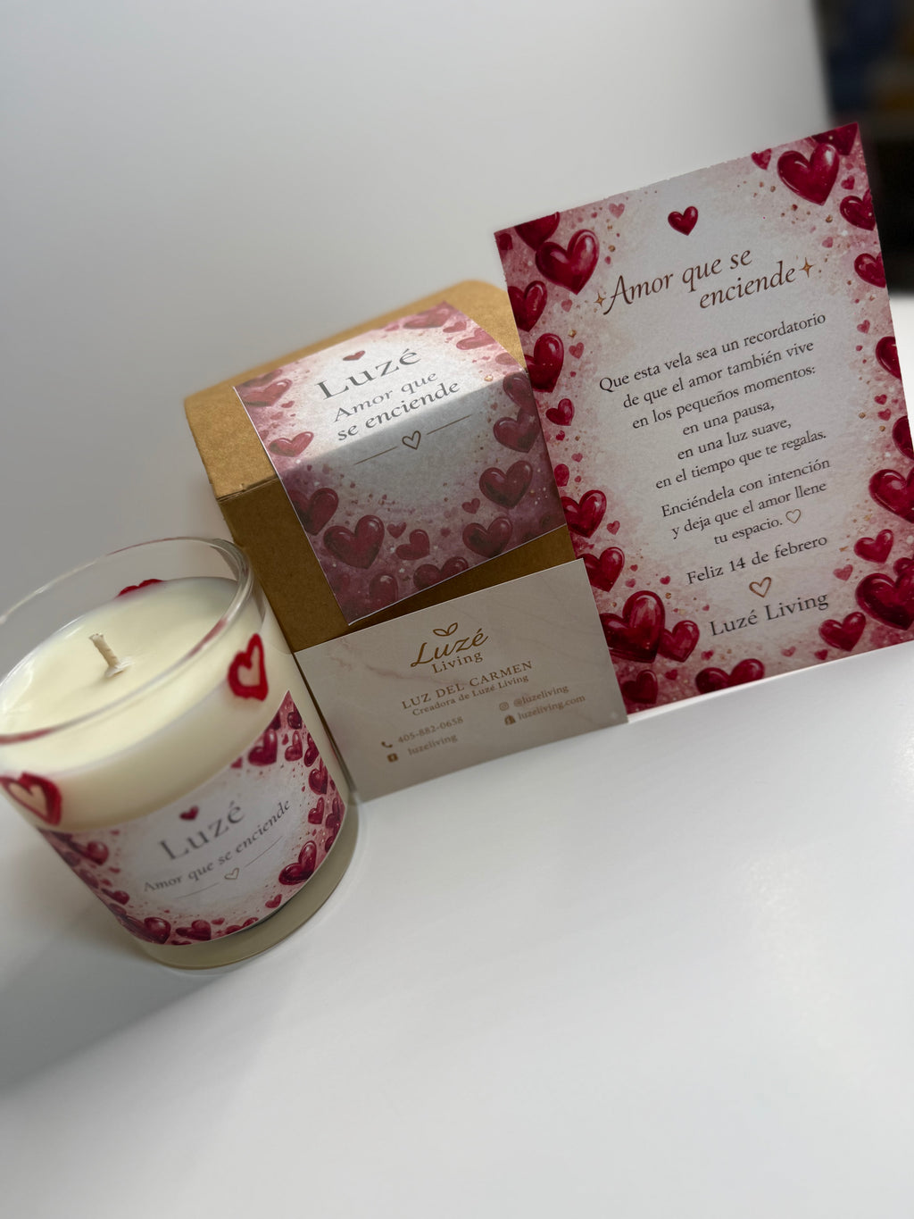 Vela Edición Limitada – San Valentín | Luzé Living