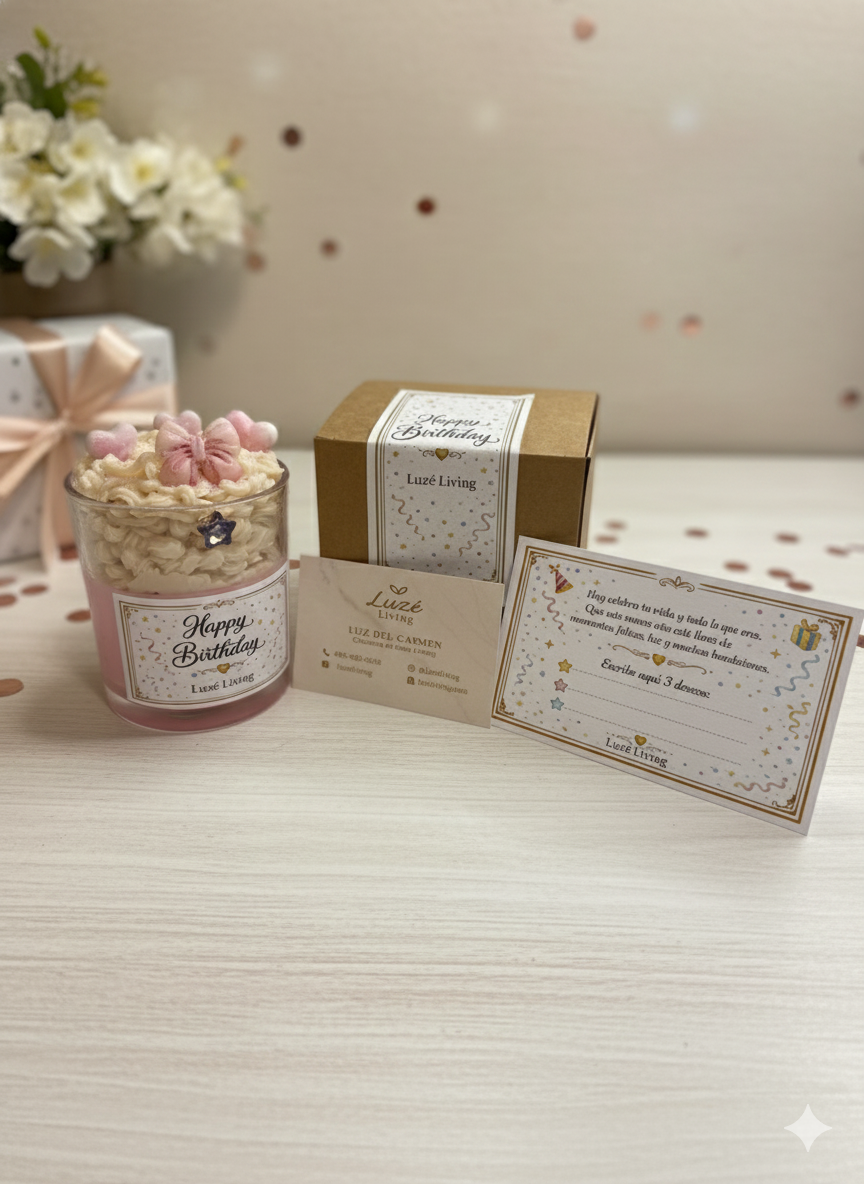 Happy Birthday Candle- Luzé Living