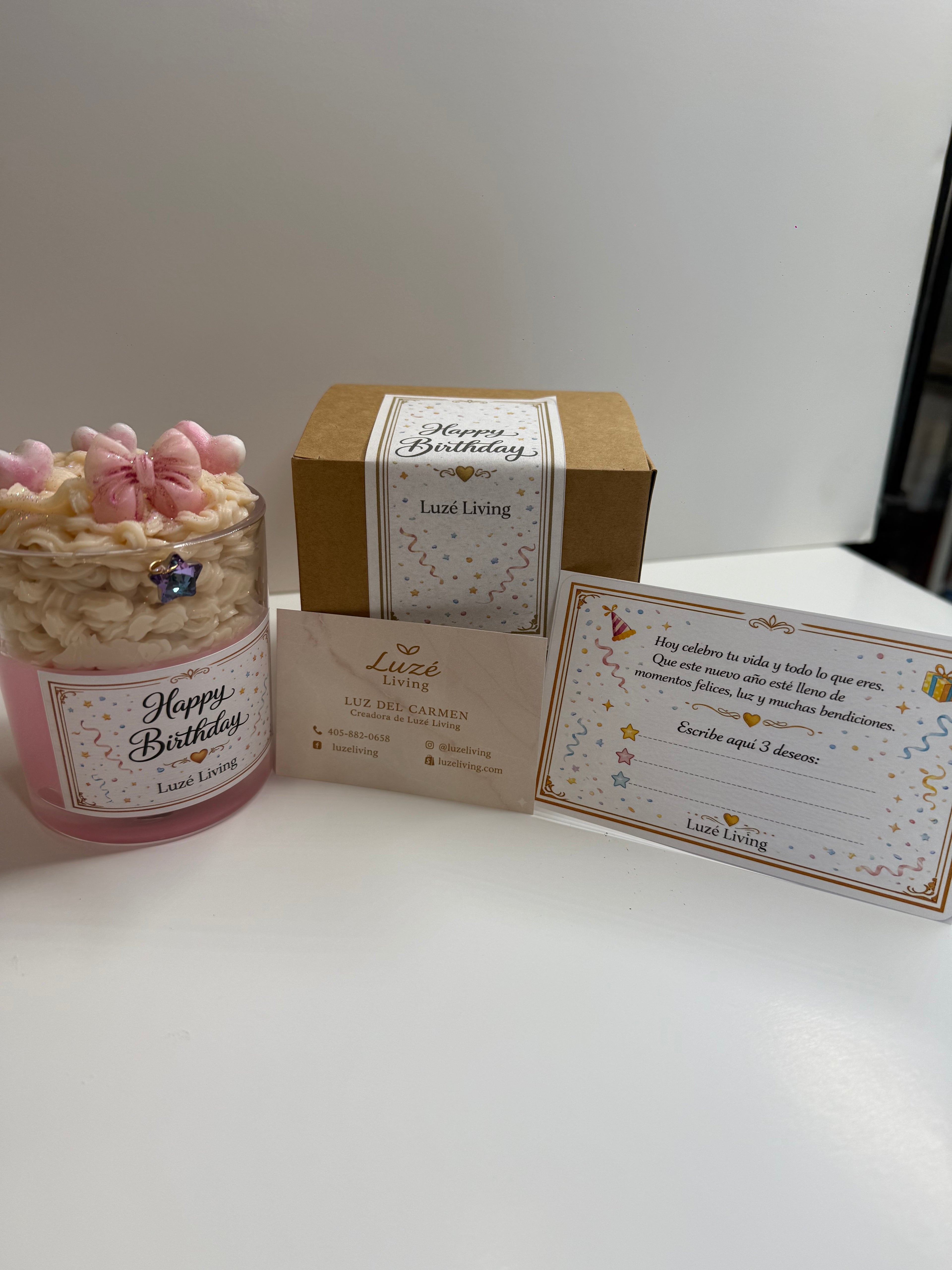 Happy Birthday Candle- Luzé Living