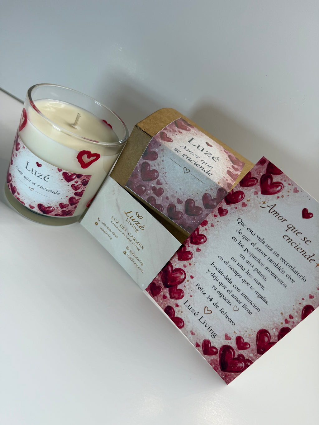 Vela Edición Limitada – San Valentín | Luzé Living