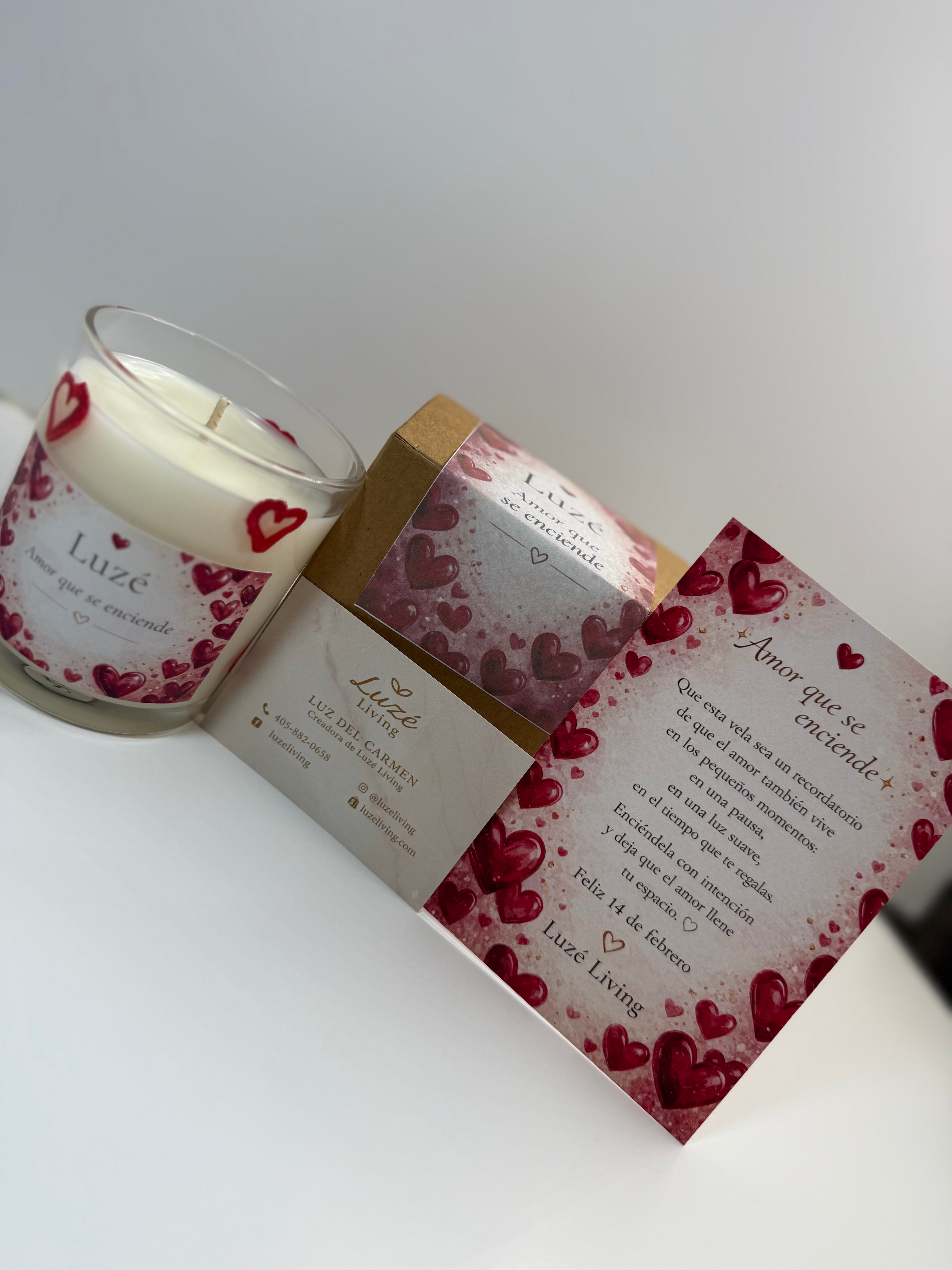 Vela Edición Limitada – San Valentín | Luzé Living