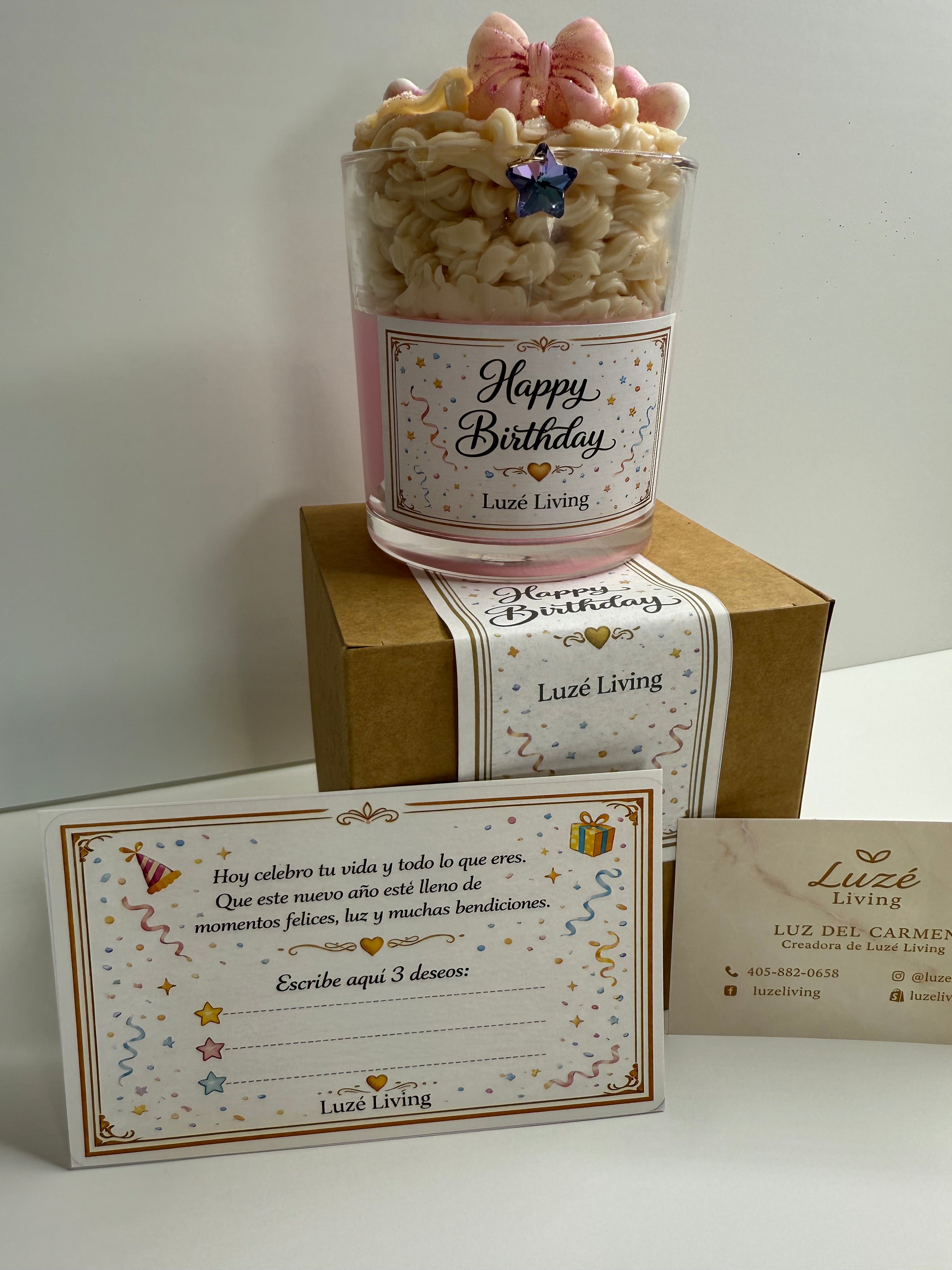 Happy Birthday Candle- Luzé Living