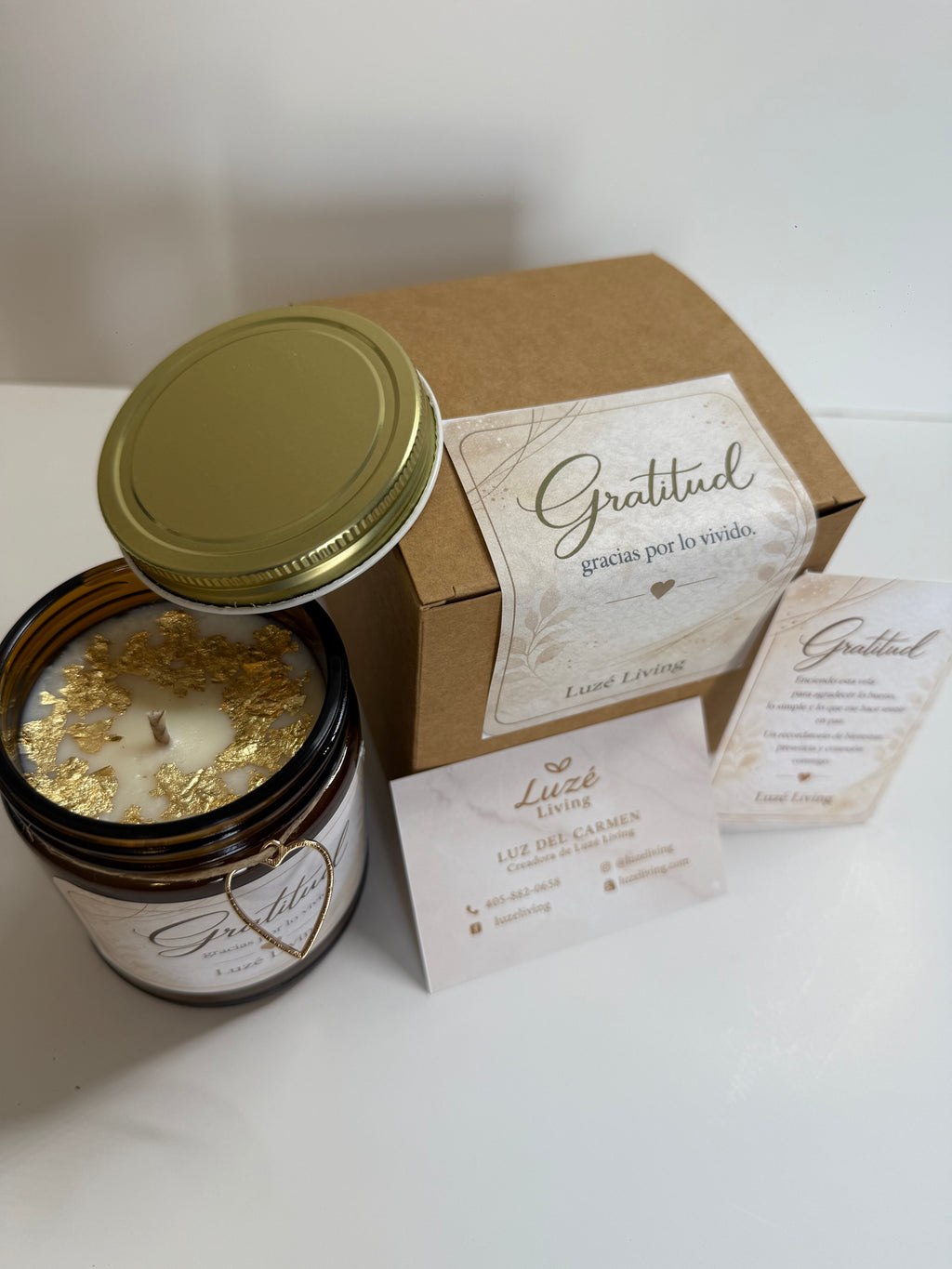Vela Gratitud — Luzé Living